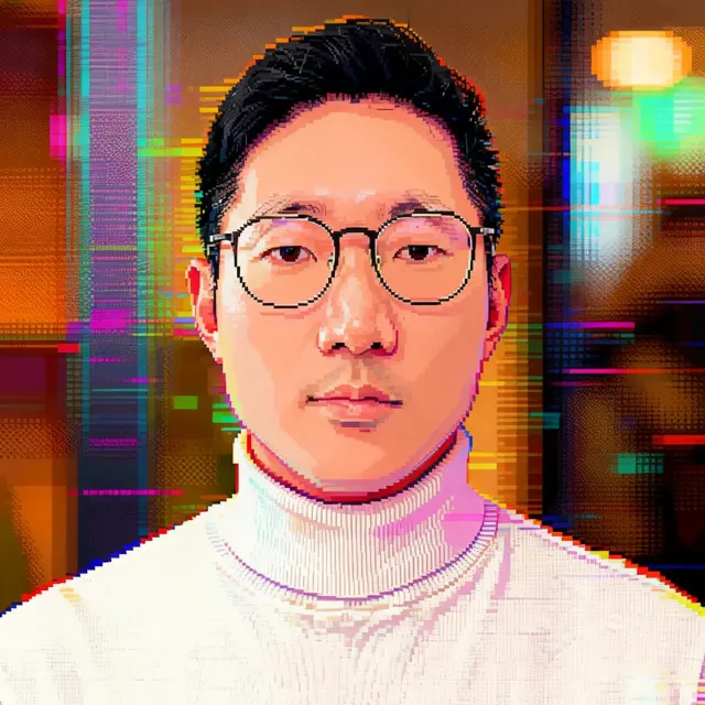 Pixel-art portrait of Sky Lu